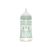 Бутылочка, 270 мл, физиологическая соска, медленный поток, 
