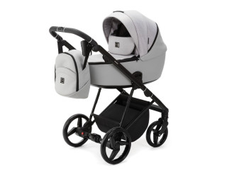 Коляска 2 в 1 Adamex Blanc Special Edidion PS-586 серый
