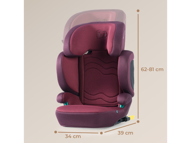 Автокрісло Kinderkraft Xpand 2 i-Size Cherry Pearl (KCXPAN02RED000, Фото 12