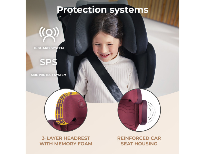 Автокрісло Kinderkraft Xpand 2 i-Size Cherry Pearl (KCXPAN02RED000, Фото 15