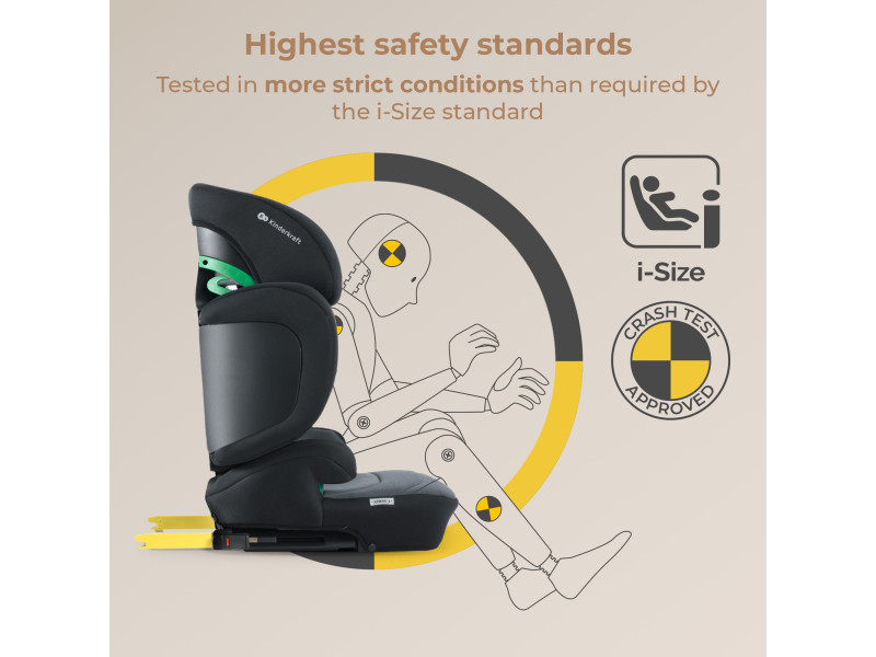 Автокресло Kinderkraft Xpand 2 i-Size Graphite Black (KCXPAN02BLK0000), Фото 5