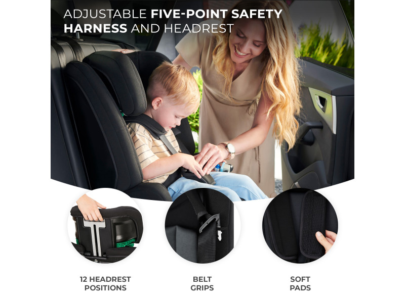 Автокресло Kinderkraft Safety Fix 2 i-Size Grey (KCSAFI02GRY0000), Фото 7