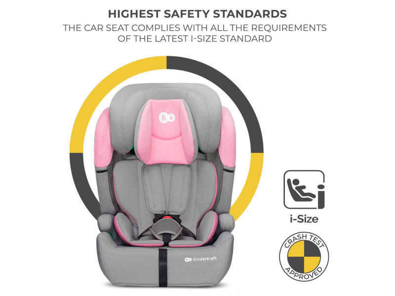 Автокресло Kinderkraft Comfort Up i-Size Pink (KCCOUP02PNK0000), Фото 13
