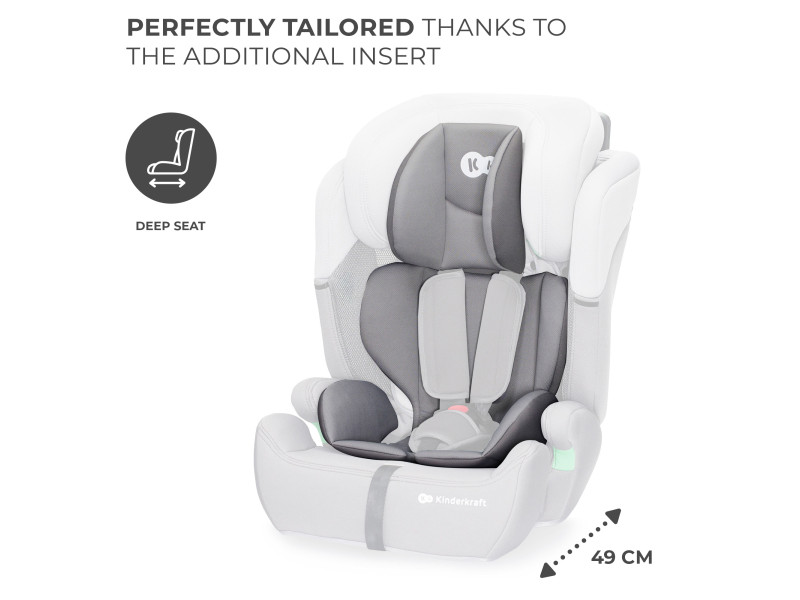 Автокресло Kinderkraft Comfort Up i-Size Grey (KCCOUP02GRY0000), Фото 4