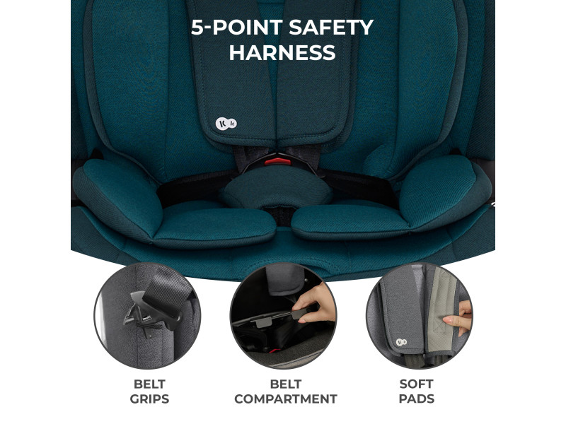 Автокрісло Kinderkraft Oneto3 i-Size Harbour Blue (KCONE300BLU0000), Фото 5