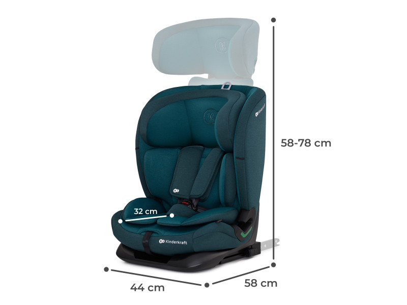 Автокрісло Kinderkraft Oneto3 i-Size Harbour Blue (KCONE300BLU0000), Фото 7