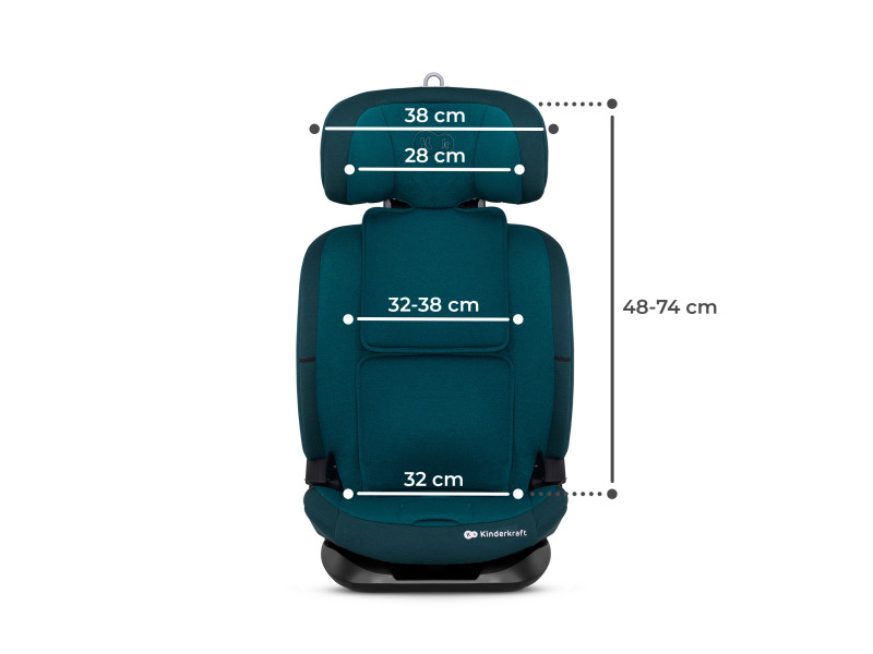 Автокрісло Kinderkraft Oneto3 i-Size Harbour Blue (KCONE300BLU0000), Фото 8