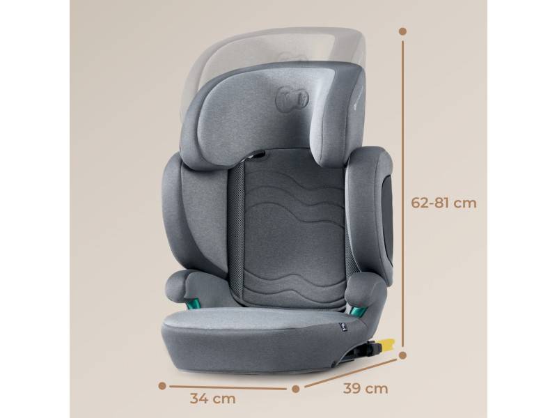 Автокресло Kinderkraft Xpand 2 i-Size Rocket Grey (KCXPAN02GRY0000), Фото 9