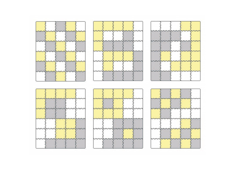 Килимок-пазл Kinderkraft Luno Yellow, 30 елементів (KKMLUNOYEL0000), Фото 7