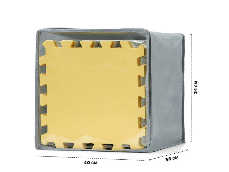 Килимок-пазл Kinderkraft Luno Yellow, 30 елементів (KKMLUNOYEL0000), Фото 8