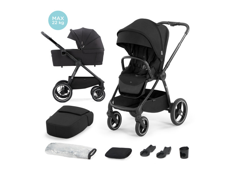 Універсальна коляска 2 в 1 Kinderkraft Nea Midnight Black (KSNEA000BLK2000), Фото 1