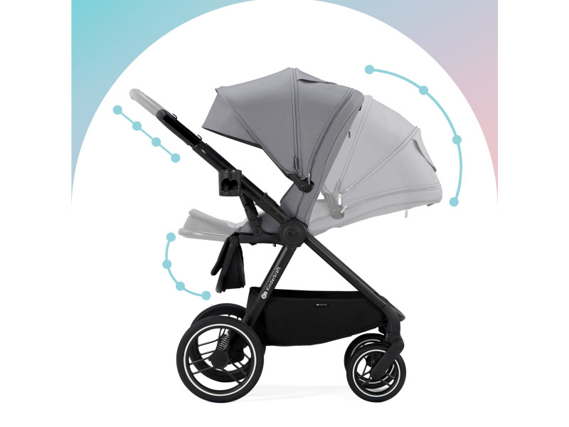 Універсальна коляска 2 в 1 Kinderkraft Nea Platinum Grey (KSNEA000GRY2000), Фото 11