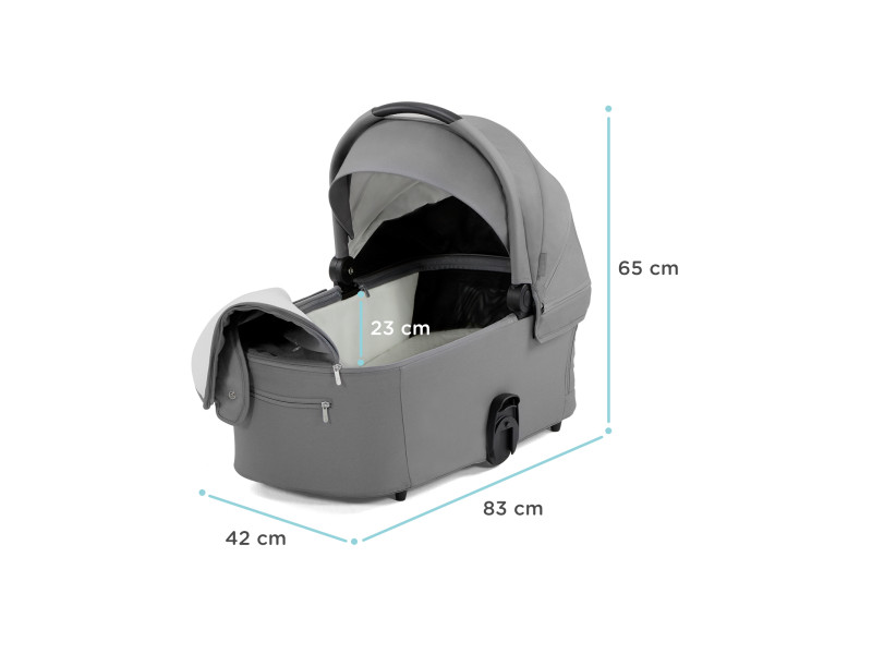 Універсальна коляска 2 в 1 Kinderkraft Nea Platinum Grey (KSNEA000GRY2000), Фото 20
