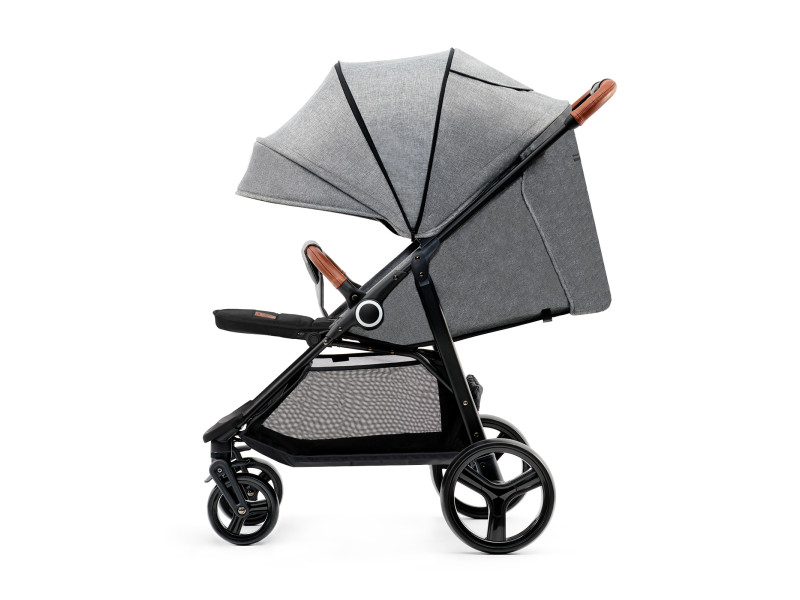 Прогулянкова коляска Kinderkraft Grande Plus Grey (KSGRAN00GRY0000), Фото 4