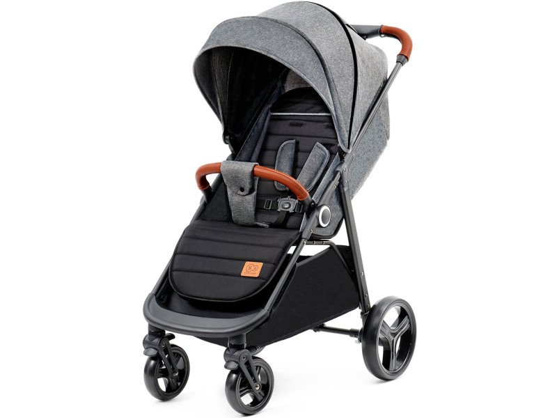Прогулянкова коляска Kinderkraft Grande Plus Grey (KSGRAN00GRY0000), Фото 1