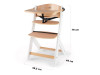 Стільчик для годування Kinderkraft Enock Gray Wood (KKKENOCGRY0000), Фото 18