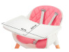 Стільчик для годування Kinderkraft Sienna Pink (KKKSIENPNK0000), Фото 23