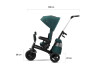 Трехколесный велосипед Kinderkraft Easytwist Midnight Green (KKRETWIGRE0000), Фото 30