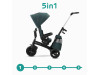 Трехколесный велосипед Kinderkraft Easytwist Midnight Green (KKRETWIGRE0000), Фото 33