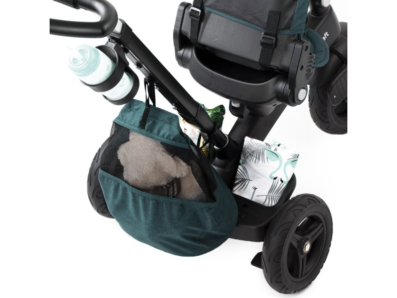 Трехколесный велосипед Kinderkraft Easytwist Midnight Green (KKRETWIGRE0000), Фото 5