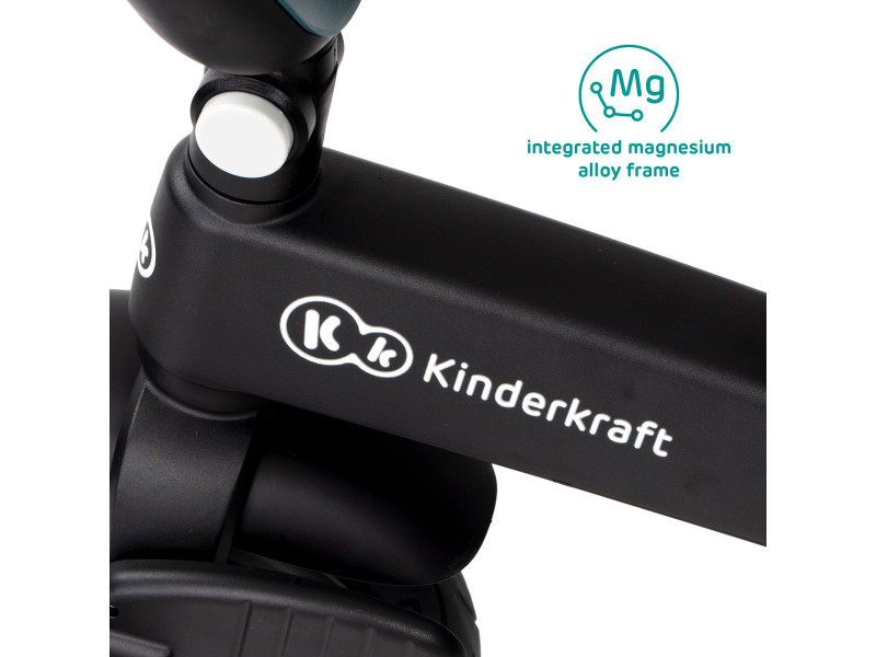 Трехколесный велосипед Kinderkraft Easytwist Midnight Green (KKRETWIGRE0000), Фото 8