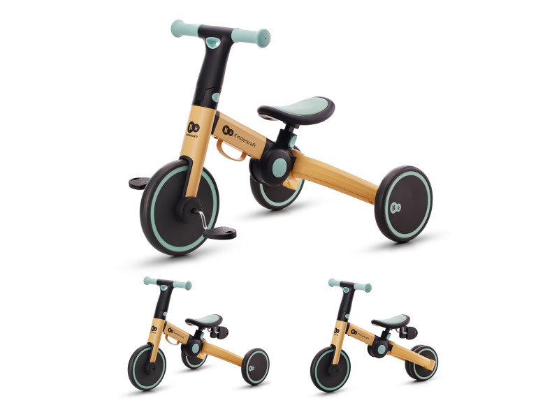 Триколісний велосипед 3 в 1 Kinderkraft 4TRIKE Sunflower Blue (KR4TRI22BLU0000), Фото 5