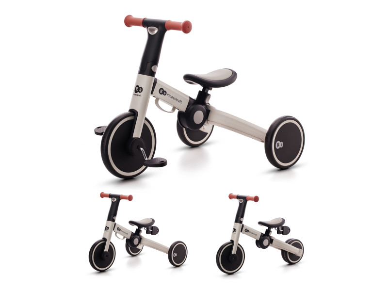 Триколісний велосипед 3 в 1 Kinderkraft 4TRIKE Silver Grey (KR4TRI22GRY0000), Фото 5