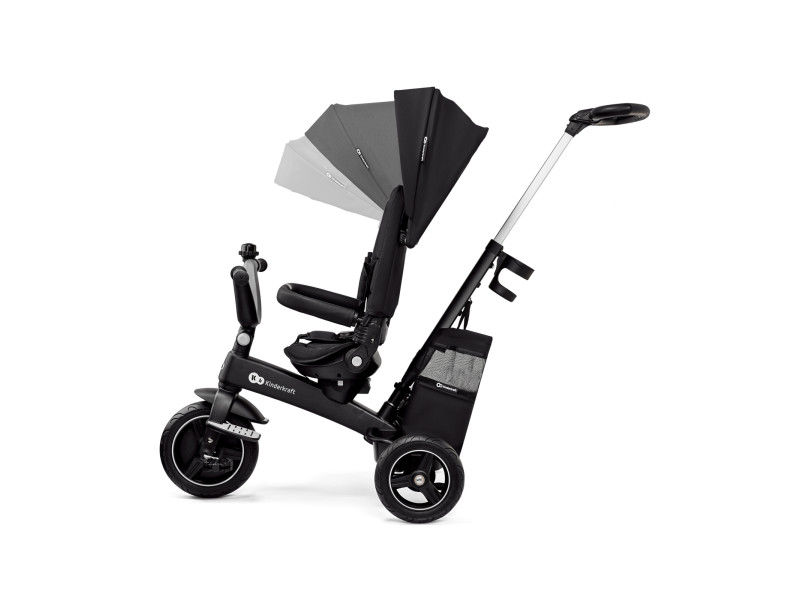 Триколіснийй велосипед Kinderkraft Easytwist Black (KREASY00BLK0000), Фото 12