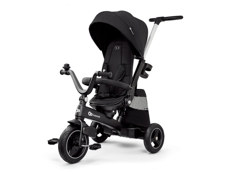 Трехколесный велосипед Kinderkraft Easytwist Black (KREASY00BLK0000), Фото 1