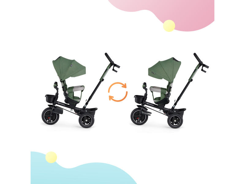 Трехколесный велосипед Kinderkraft Spinstep Pastel Green (KRSPST00GRE0000), Фото 21