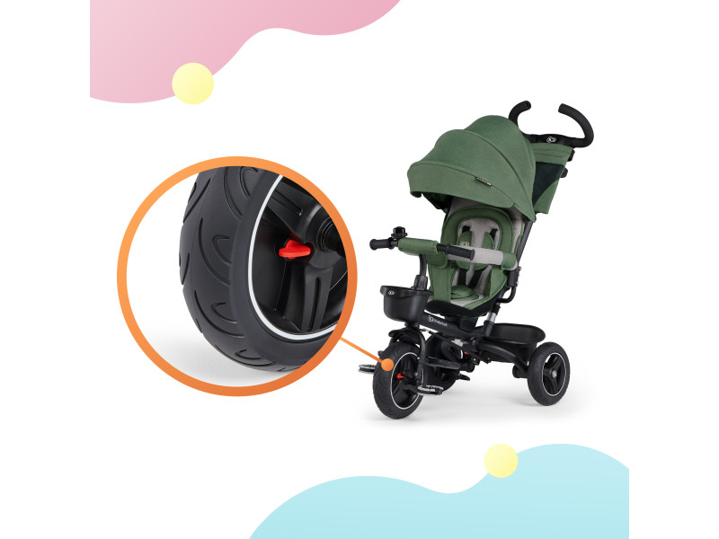 Трехколесный велосипед Kinderkraft Spinstep Pastel Green (KRSPST00GRE0000), Фото 28