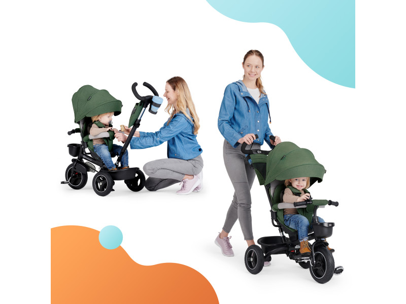 Трехколесный велосипед Kinderkraft Spinstep Pastel Green (KRSPST00GRE0000), Фото 32