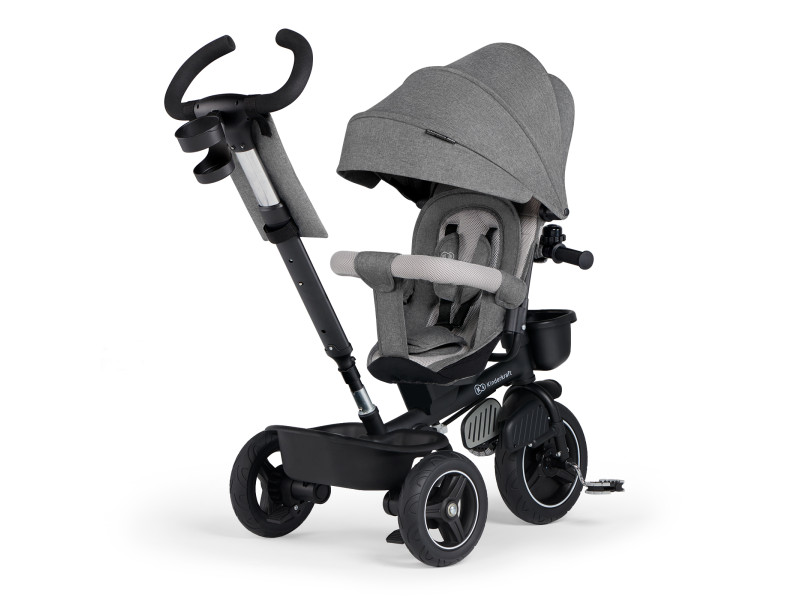 Трехколесный велосипед Kinderkraft Spinstep Platinum Grey (KRSPST00GRY0000), Фото 3