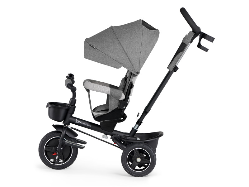Трехколесный велосипед Kinderkraft Spinstep Platinum Grey (KRSPST00GRY0000), Фото 7