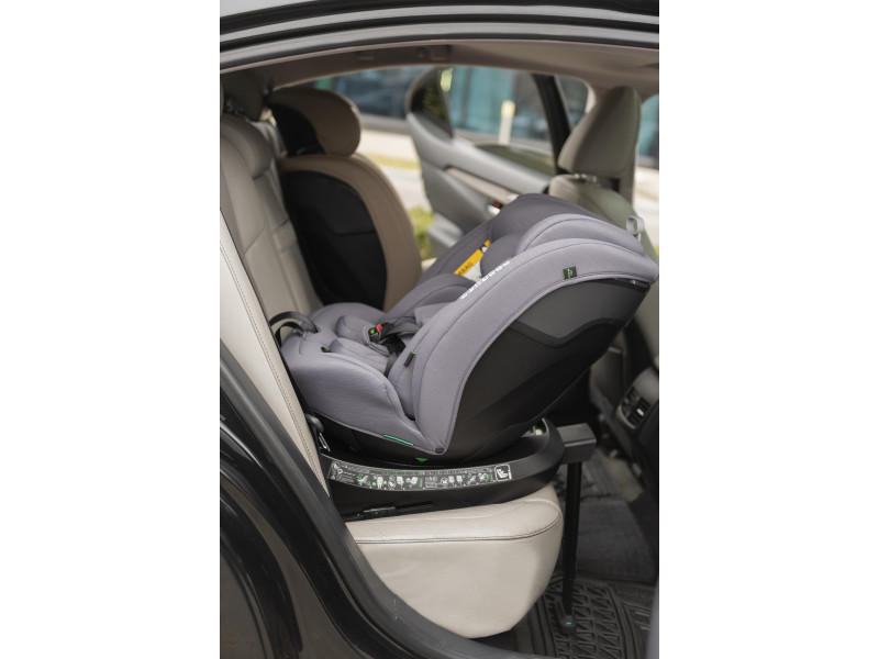 Автокрісло CARRELLO Octopus CRL-16002 Midnight Black i-Size 40-150см ISOFIX, поворот, опор.стійка /1, Фото 6