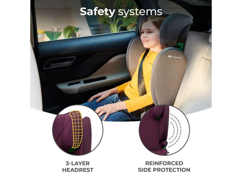Автокрісло Kinderkraft Junior Fix 2 i-Size Cherry Pearl (KCJUFI20RED0000), Фото 4