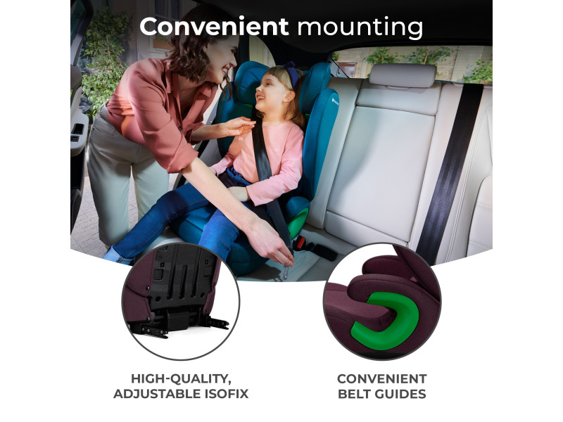 Автокрісло Kinderkraft Junior Fix 2 i-Size Cherry Pearl (KCJUFI20RED0000), Фото 5