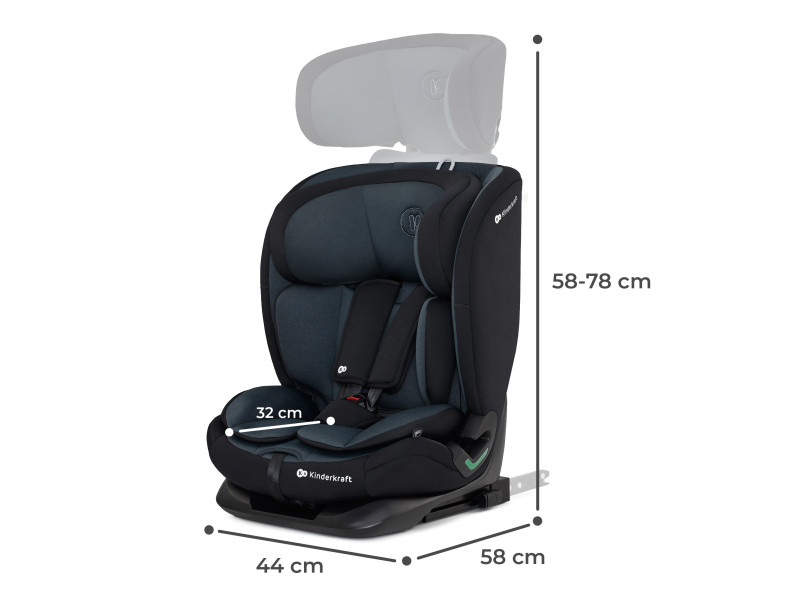 Автокрісло Kinderkraft Oneto3 i-Size Graphite Black (KCONE300BLK0000), Фото 7