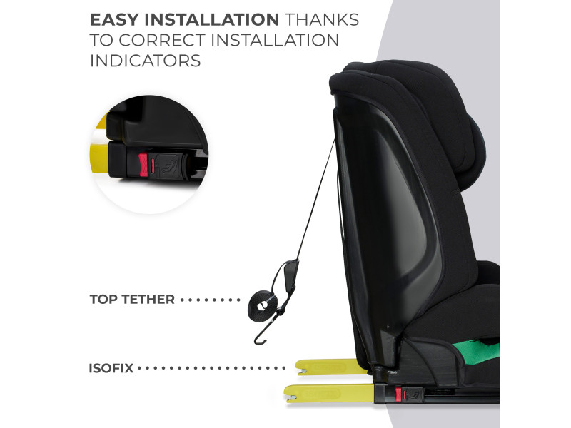 Автокрісло Kinderkraft Safety Fix 2 i-Size Black (KCSAFI02BLK0000), Фото 4