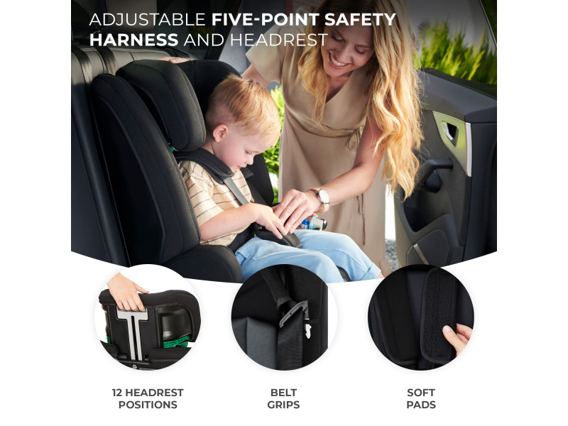 Автокрісло Kinderkraft Safety Fix 2 i-Size Black (KCSAFI02BLK0000), Фото 7