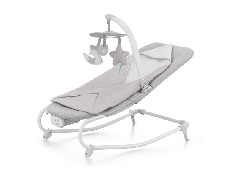 Шезлонг-гойдалка Kinderkraft Felio 2 Stone Grey (KBFELI20GRY0000), Фото 3