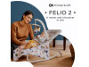 Шезлонг-гойдалка Kinderkraft Felio 2 Stone Grey (KBFELI20GRY0000), Фото 24