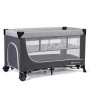 Кровать-манеж Kinderkraft Leody Grey (KCLEOD00GRY0000)