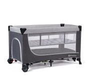 Ліжко-манеж Kinderkraft Leody Grey (KCLEOD00GRY0000)