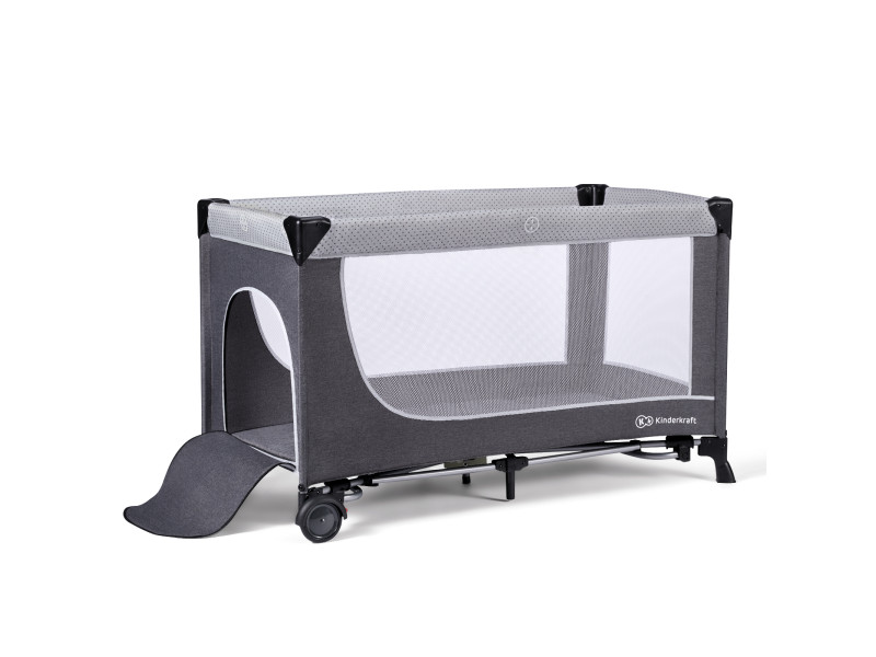 Ліжко-манеж Kinderkraft Leody Grey (KCLEOD00GRY0000), Фото 10