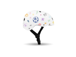 Велосипедний шолом Lionelo Helmet White