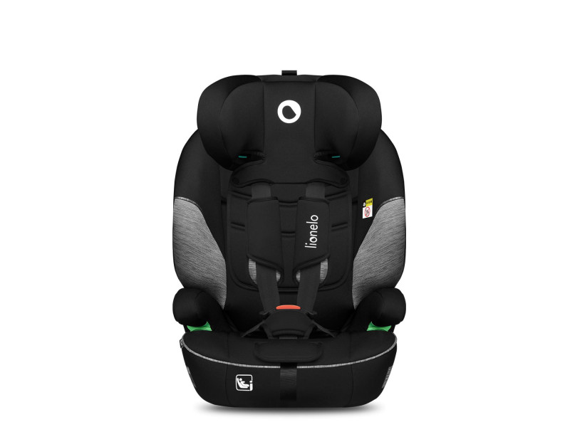 Дитяче автокрісло Lionelo  LEVI  I-SIZE BLACK  GREY, Фото 3