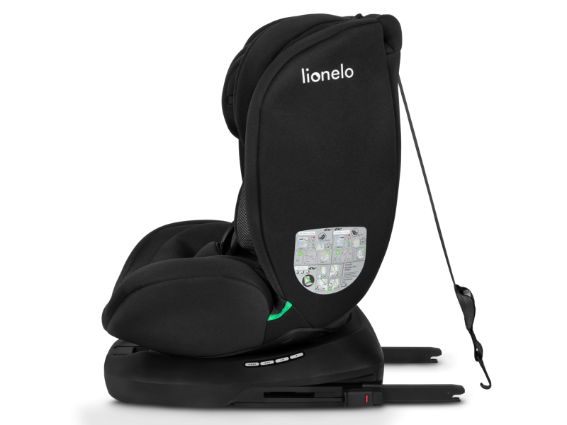 Дитяче автокрісло Lionelo BASTIAAN I-SIZE BLACK CARBON, Фото 4