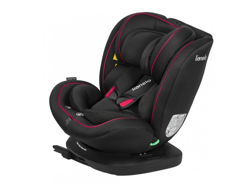 Дитяче автокрісло Lionelo BASTIAAN I-SIZE BLACK RED, Фото 8