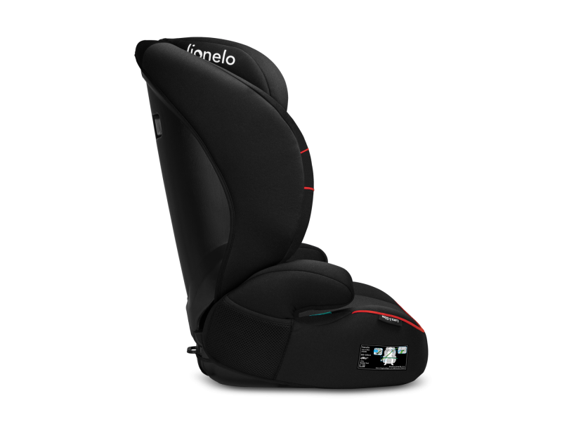 Детское автокресло Lionelo  LARS I-SIZE  SPORTY  BLACK  RED, Фото 3